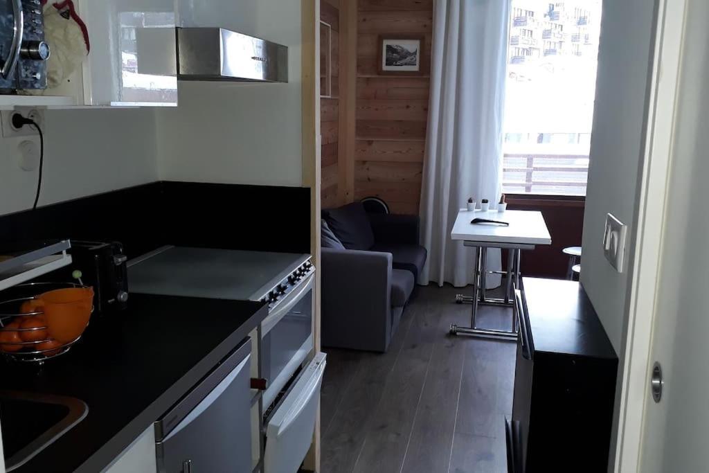 Studio 2 Pers Plein Centre Val Claret 蒂涅 外观 照片